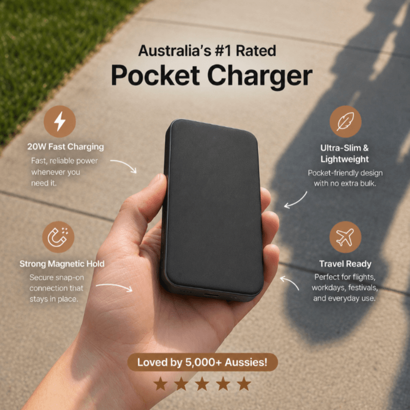 The Volt Collective™   Pocket Magnetic Iphone charger