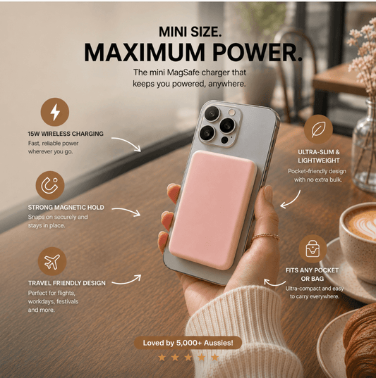 The Volt Collective™  Mini Magsafe Portable Charger